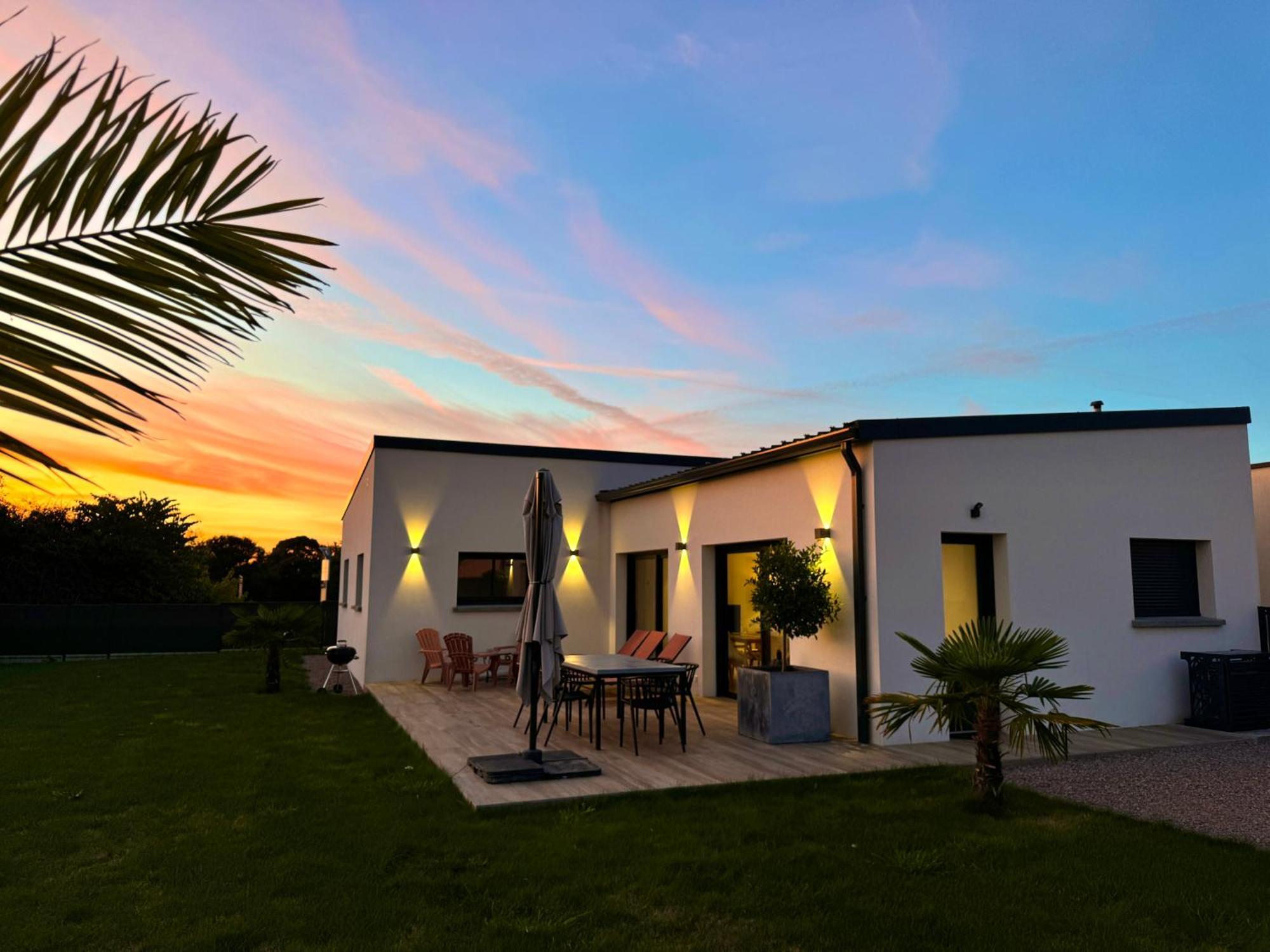 Maison Neuve 4 Etoiles Plain-Pied Proche De La Mer Plurien Bagian luar foto