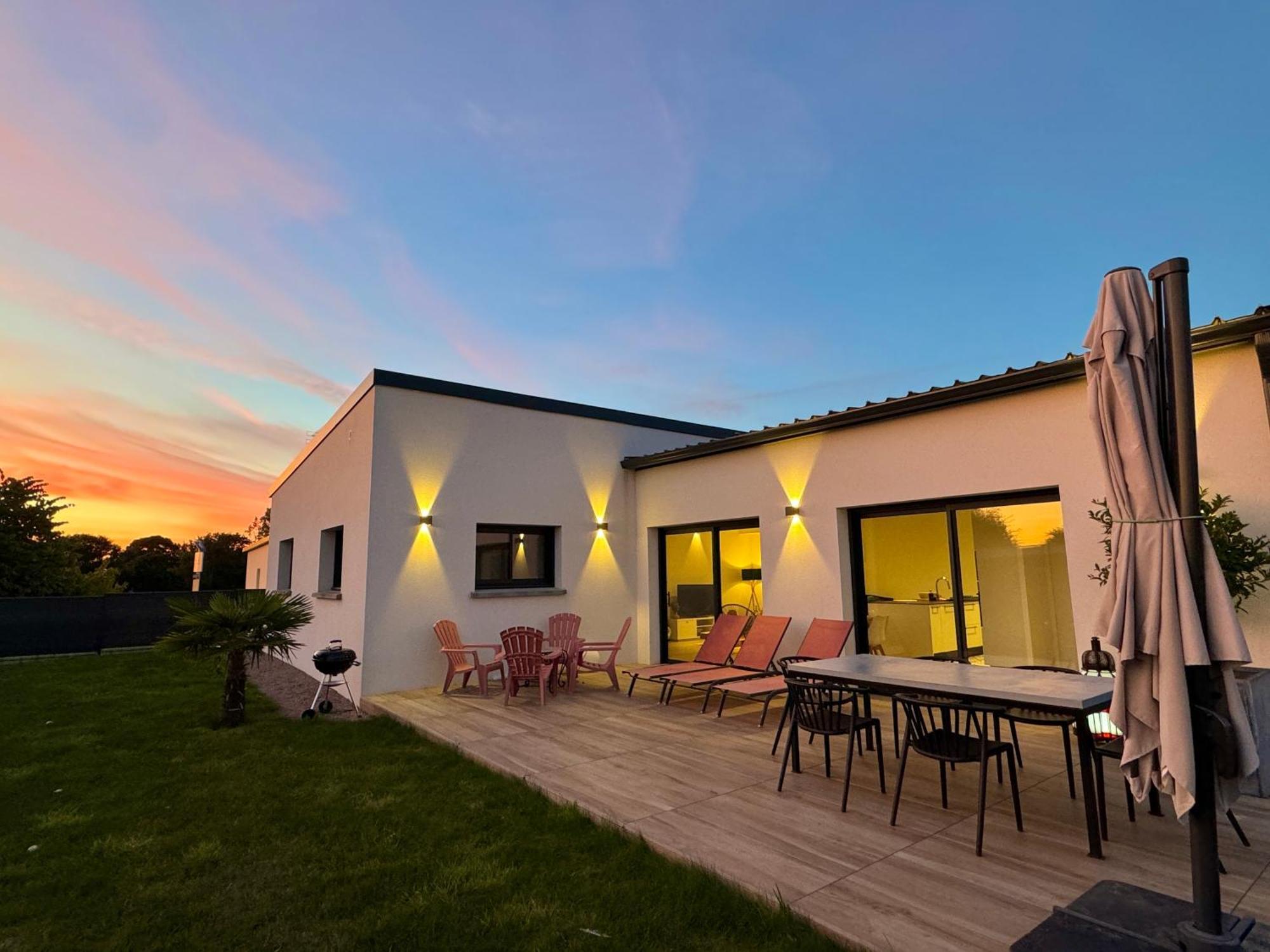 Maison Neuve 4 Etoiles Plain-Pied Proche De La Mer Plurien Bagian luar foto