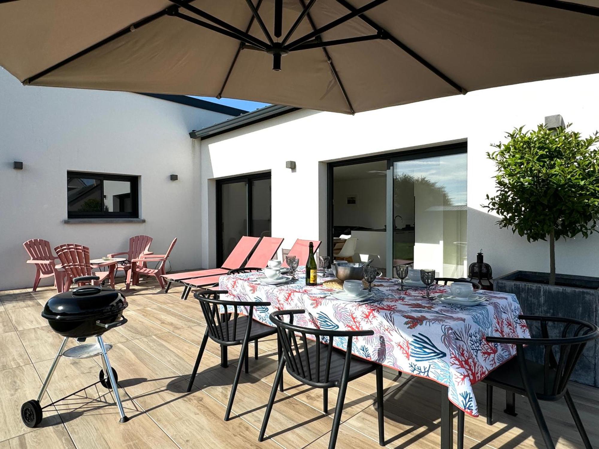 Maison Neuve 4 Etoiles Plain-Pied Proche De La Mer Plurien Bagian luar foto