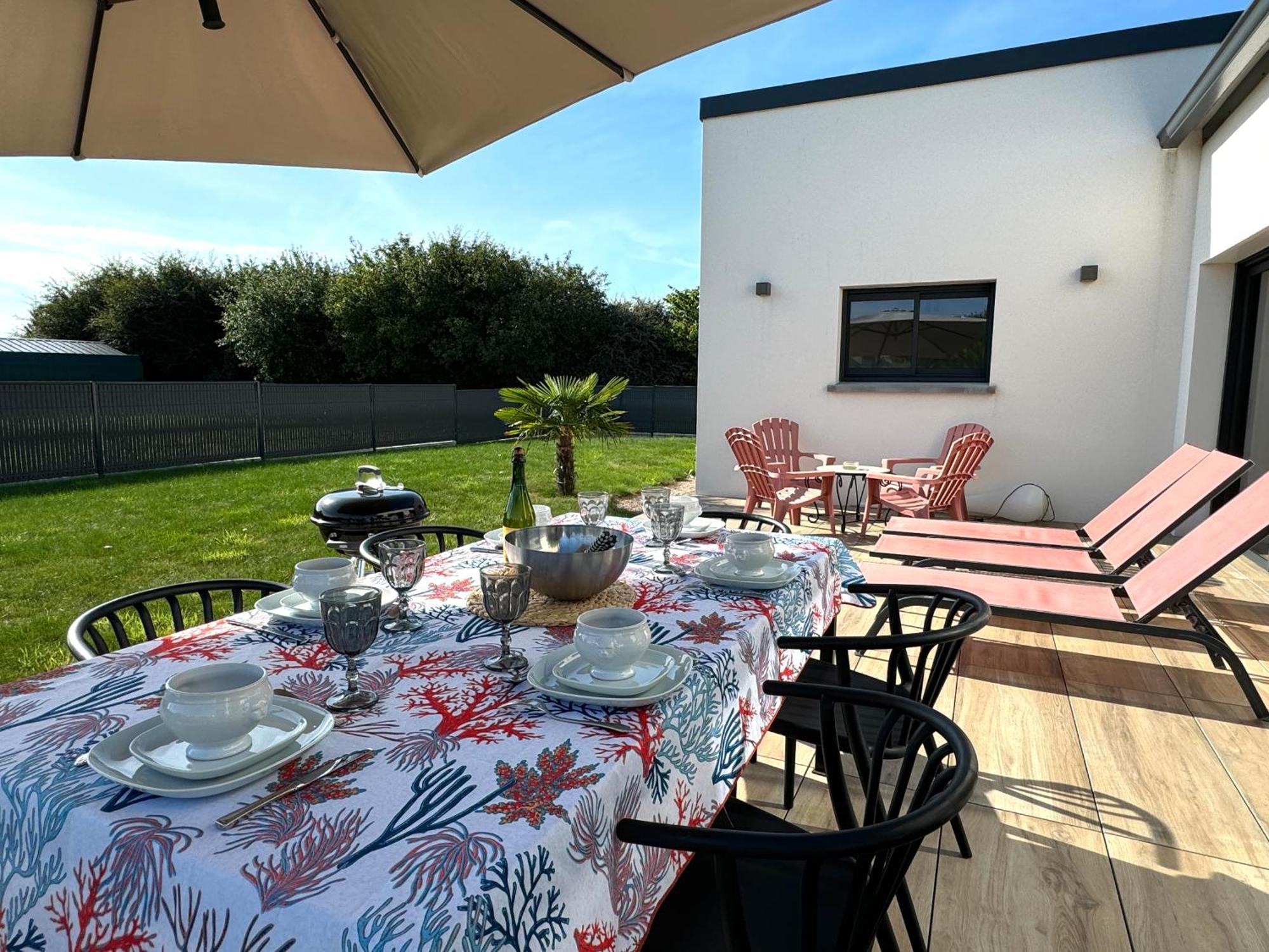 Maison Neuve 4 Etoiles Plain-Pied Proche De La Mer Plurien Bagian luar foto