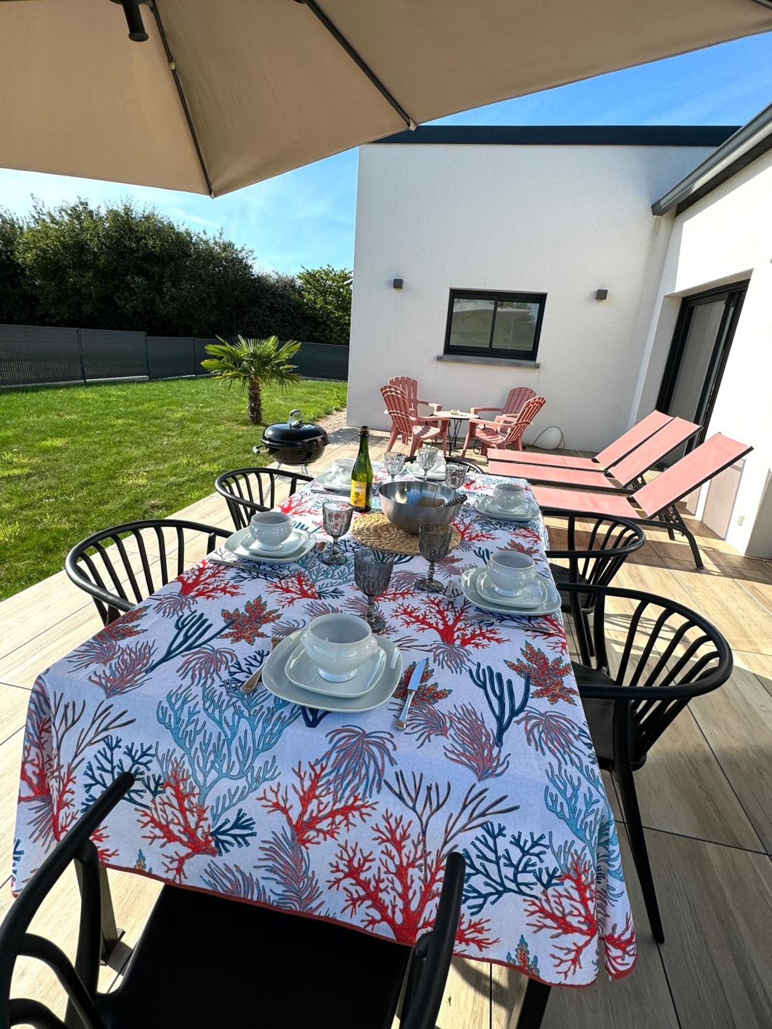 Maison Neuve 4 Etoiles Plain-Pied Proche De La Mer Plurien Bagian luar foto